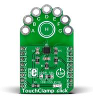 mikroe-2294 MikroElektronika TouchClamp Capacitive Touch mikroBus Click Board for TPL0501