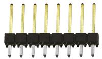 tsw-108-14-l-s Samtec TSW Series Straight Through Hole Pin Header, 8 Contact(s), 2.54 mm Pitch, 1 Row, Unshrouded