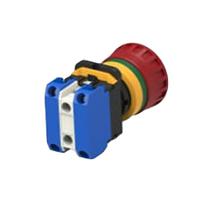 pbes22l204r TE Connectivity PBES22 Series Illuminated Emergency Stop Push Button, Panel Mount, 22.3mm Cutout, 2NO, IP20, IP65