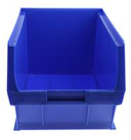 484-4157 RS PRO PP Storage Bin, 350mm x 205mm x 181mm, Blue