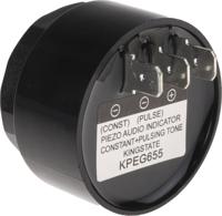 535-8382 RS PRO 88dB Panel Mount Continuous, Fast Pulse Internal Piezo Buzzer, 42.5 x 33mm, 6V dc Min, 28V dc Max