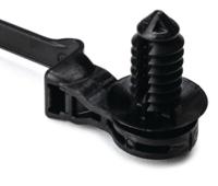 157-00165 HellermannTyton Cable Tie, 223.27mm x 5.1 mm, Black Nylon, Pk-500