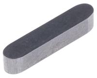 302-4116 RS PRO 25 x 5 x 5mm Steel Feather Key