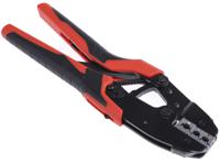 828-0232 RS PRO Hand Ratcheting Crimp Tool for Insulated Spade Connectors, 0.1 → 10mm² Wire