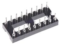 ar-18-hzl-tt ASSMANN WSW 2.54mm Pitch Vertical 18 Way, Through Hole Turned Pin Open Frame IC Dip Socket, 3A