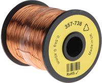357-738 RS PRO 0.40mm Enamelled Copper Wire, 26 AWG 400m Reel