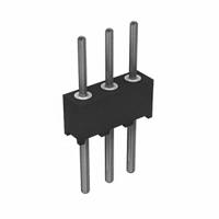 850-80-003-10-001101 Preci-Dip 850 Series Straight Through Hole Pin Header, 3 Contact(s), 1.27 mm Pitch, 1 Row, Unshrouded