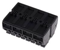 862-1504 WAGO 862 Series Terminal Strip, 4-Way, 32A, 20 → 12 AWG, Wire, Push-In Cage Clamp Termination