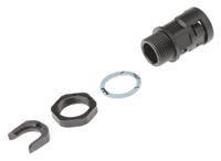 bvnv-p112 PMA Straight, Conduit Fitting, 12mm Nominal Size, PG11, PA 6, Black IP68 rating