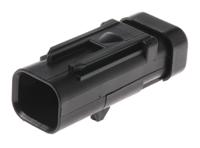 776534-1 TE Connectivity, AMPSEAL 16 Automotive Connector Plug Red Clip Mount 2 Way