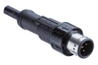 m12a-05bmmm-pl8d10 Amphenol Industrial Male 5 way M12 to Free End Sensor Actuator Cable, 10 m