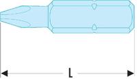 enp204 Facom Phillips Screwdriver Bit, PH4 Tip