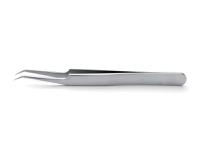 51ssa0 ideal-tek 115 mm, Stainless Steel, Bent, Extra Fine, Tweezer