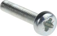 560-619 RS PRO Pozi M3 Pan Steel Machine Screws DIN 7985 x 16.0mm