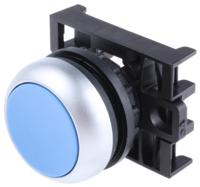78635771-m22-d-bm22-a Eaton RMQ Titan M22 Series Blue Momentary Push Button Head, 22mm Cutout, IP69K