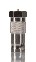 246-9525 RS PRO Straight 75Ω Coaxial Adapter Type F Plug to BNC Socket 1GHz