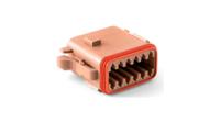 at06-12sd Amphenol Industrial, AT Receptacle Connector Housing, 12 Way, 2 Row
