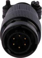 62lc-16f10-06pn771 Amphenol Limited, 62LC, Copper 6 Way Cable Mount MIL Spec Circular Connector, Pin Contacts,Shell Size 10, Bayonet