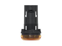 4-2489541-6 TE Connectivity, 4-2489541, Screw Mount Orange LED Pilot Light, 19.6mm Cutout, IP20, IP65, Dome, 415V ac