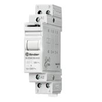 202280124000 Finder DIN Rail Modular Step Relay, 12V Coil, 16A Switching Current, DPST