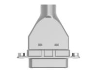 5787908-1 TE Connectivity AMPLIMITE 15 Way Cable D-sub Connector Receptacle, 2.74mm Pitch, with Cable Mount