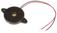 238-022 RS PRO 97dB Panel Mount Continuous External Piezo Buzzer, 44.5 x 30 x 5.1mm, 50V ac Max
