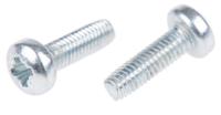 483-1218 RS PRO Bright Zinc Plated Steel Pan Head Thread Forming Screw, M3 x 10mm Long