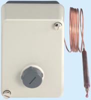 60302170-2-043-00-2000-40-10-00-00-000-00-6000 Jumo Capillary Thermostat, +150°C Max, NC, Manual Reset, Surface Mount