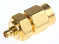 adp-smam-mmcxm RF Solutions Straight 50Ω RF Adapter SMA Plug to MMCX Plug