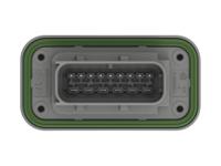 2-2378191-1 TE Connectivity 2-23781 Series Vertical Panel PCB Header, 15 Contact(s), 6 mm Pitch, 2 Row, Shrouded