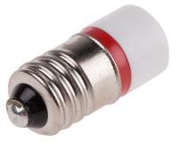 203-638 RS PRO Red LED Indicator Lamp, 24V ac/dc, E10 Base, 10mm Diameter, 1750mcd