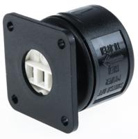 185-0b1000-p0301 ABB 3 Pole IP68 Rating Panel Mount Female IEC Connector Rated At 16A