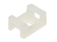666-739 RS PRO White Cable Tie Mount 16 mm x 23mm, 9mm Max. Cable Tie Width