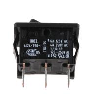 18031202 Marquardt SPDT, On-(On) Rocker Switch Panel Mount