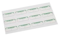 758-7923 RS PRO Adhesive Pre-Printed Green Label-Calibrated-. Quantity: 120