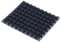 sj5018n 3M Tapered Square PUR Self Adhesive Feet, 12.7mm diameter 12.7mm width x 12.7mm length x 5.8mm height