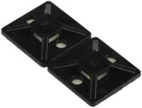 811-1726 RS PRO Self Adhesive Black Cable Tie Mount 19.5 mm x 19.5mm, 4.6mm Max. Cable Tie Width