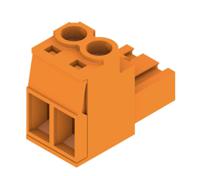 1943580000 Weidmuller 5.08mm Pitch 2 Way Right Angle Pluggable Terminal Block, Plug, Through Hole, Screw Termination