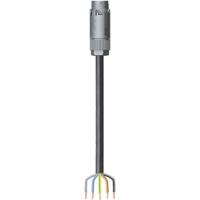 4645230346 Wieland RST Mini Series Cable Assembly, 5-Pole, Male, 1-Way, Cable Mount, 16A, IP66, IP68, IP69