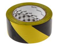 766 3M i Black, Yellow PVC 33m Lane Marking Tape, 0.13mm Thickness