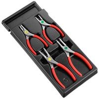 modpcsn Facom 4-Piece Circlip Pliers, 175 mm Overall