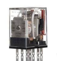 my2-gs-r-ac24 Omron Plug In Power Relay, 24V ac Coil, 10A Switching Current, DPDT
