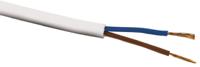 775-5873 RS PRO 3182Y 2.5 mm² 2 Core Power Cable, H05VV-F, White PVC, 100m