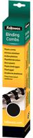 5330702 Fellowes Black A4 Binding Comb, 8mm Diameter