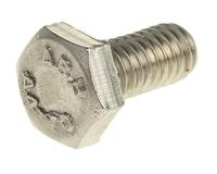 263-2104 RS PRO Plain Stainless Steel, Hex Bolt, M4 x 8mm