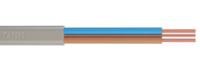 253-7022 RS PRO Power 1 mm² 2 Core Power Cable, Grey PVC, 5m
