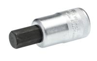 03050012 STAHLWILLE 1/2 in Drive Bit Socket, Hex Bit, 12mm, 60 mm Overall Length
