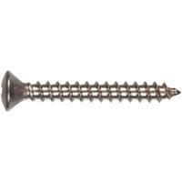 245-1417 RS PRO Zinc Plated Steel Oval Head Self Tapping Screw, N°#12 x 1 1/2in Long