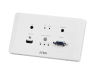 ve2812aeut Aten 2 Port HDMI, VGA over CAT 6 Extender 100m - up to 4K UHD Maximum Resolution