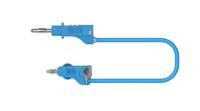 rnd-350-00105 4 mm banana test leads, 500mm, blue